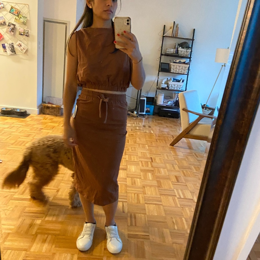 Forever 21 Chocolate Brown 2 Piece Set